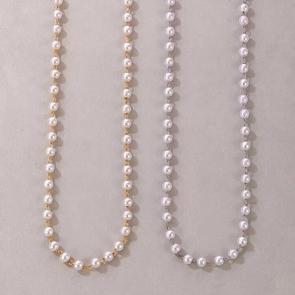 ⚜️𝟯𝟬%𝗢𝗙𝗙 𝗯𝘂𝗻𝗱𝗹𝗲𝘀 𝟯+⚜️ NEW Pearl Delicate String Choker - Picture 8 of 13